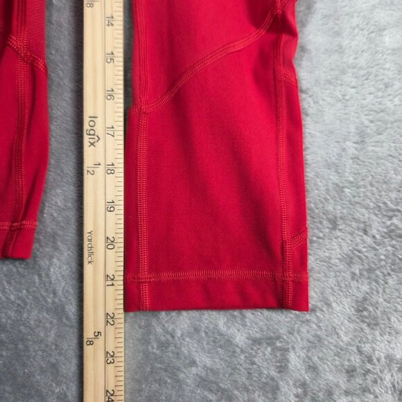 Lululemon Pace Rival Crop Womens 4 Dark Red 22" Inseam W6AXMS - Picture 12 of 12
